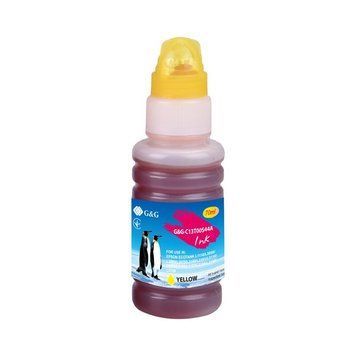 Контейнер з чорнилом G&G до Epson L3100, L3101, L3110, L3150, L3151, L1110, L3156, L3160, L5190 yellow G&G-C13T00S44A фото