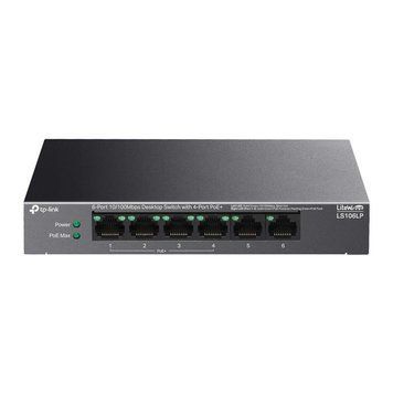 Коммутатор TP-LINK LS106LP 6xFE (4xPoE), 41 Вт LS106LP фото
