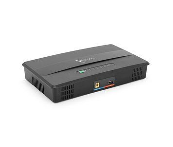 ИБП Green Wave-Ritar EcoPlus8100L-100W для роутеров/коммутаторов/PON/POE, 5V/USB-2A, 12V/8A, 19V/5A, (16000mAh), Black, BOX, Q10 GWUPS-100W-12000 фото