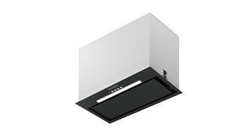 Вытяжка Faber встраиваемая, 52см, 1035м.куб/ч, Inka Lux Evo Bk Matt A52, черный матовый 305.0665.355 фото