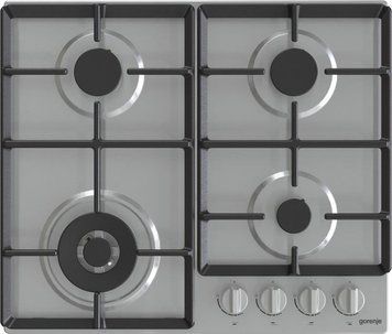 Варильна поверхня Gorenje газова, 60см, чавун, нерж GW641EX фото