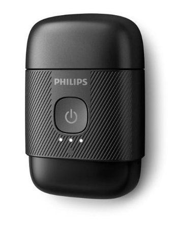 Бритва електр. Philips Shaver 500 Series роторная, бритв.головок-2, Li-Ion, сух.+влажн., дорожн.футляр, черный S591/05 фото