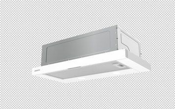 Вытяжка Ardesto телескопическая, 60см, 700м3ч, метал, 2х1Вт LED, кнопочное, белый HT-F900MW фото