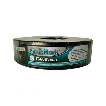 Кабель FinMark F 660 BV black бухта 100м 103014 фото