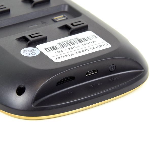 Відеодзвінок 1 Мп ZKTeco VD04-A01 Door Bell 245309 фото