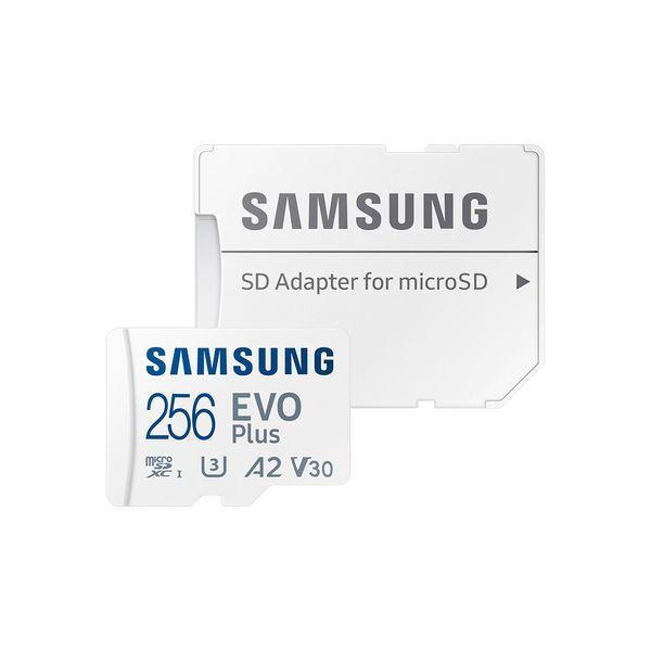 Карта пам'яті Samsung Evo Plus microSDXC 256GB UHS-I U3 V30 A2 + SD адаптер (MB-MC256KA/EU) 259920 фото