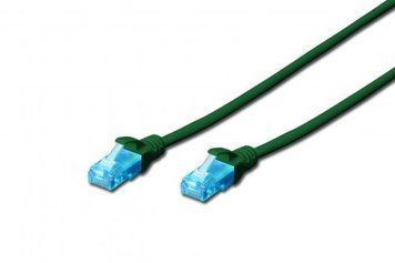 Патч-корд 2E CAT 5e, UTP, 0.50м, 26AWG, RJ45, 7/0.16, Cu, LSZH, зеленый 2E-PC5ECU-0.50LSZH-GRN фото
