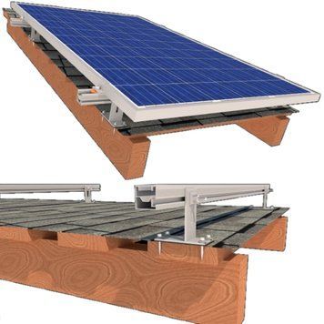 StringSetter SS-XL-B 05 крепления 5 солнечных панелей до 1145мм битумная черепица Комплект 99-00016174 фото