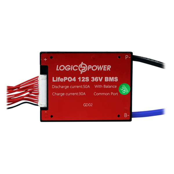 BMS плата LiFePO4 36V 12S Dis 50A Ch 30A (14695) LP14695 фото
