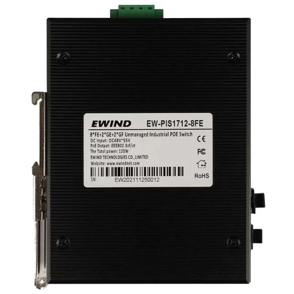 Ewind EW-PIS1712-8FE PoE Комутатор 12 портів некерований 99-00018272 фото