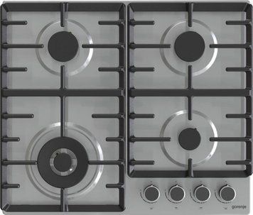 Варильна поверхня Gorenje газова, 60см, чавун, нерж GW642ABX фото