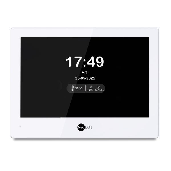 Комплект Neolight ALPHA Hybrid HD KIT Silver: гібридний відеодомофон 8" з Wi-Fi та 2 Мп відеопанель 301760 фото