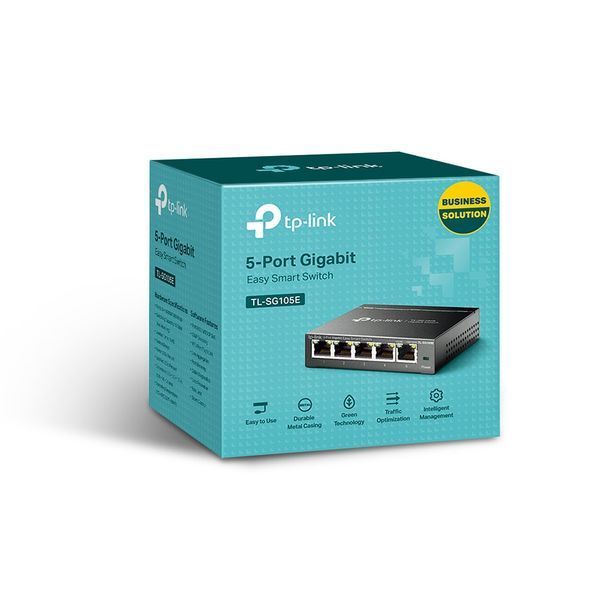 Комутатор TP-Link EasySmart TL-SG105E 5-портовий керований 144812 фото