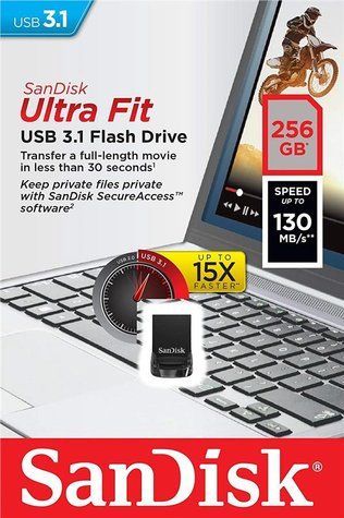 Накопичувач SanDisk 256GB USB 3.1 Type-A Ultra Fit SDCZ430-256G-G46 фото