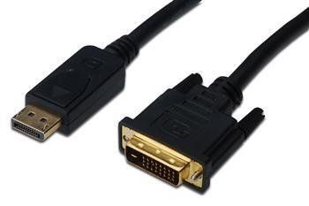 Кабель DIGITUSDisplayPort > DVI-D (M/M), 2м, чорний AK-340306-020-S фото