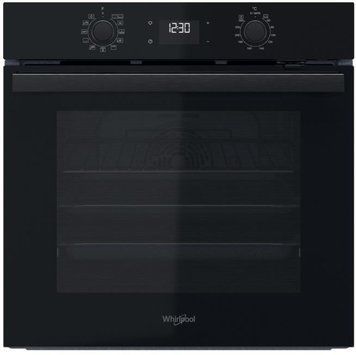 Духовой шкаф Whirlpool электрический, 71л, A+, дисплей, конвекция, телескопические направляющие, черный OMR58HU1B фото