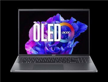 Ноутбук Acer Swift Go 16 SFG16-71 16" 3.2K OLED, Intel i5-13420H, 16GB, F512GB, UMA, Win11, черный NX.KVZEU.003 фото