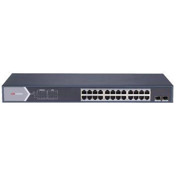 Керований 26-портовий PoE комутатор Hikvision DS-3E1526P-SI з 24 портами PoE 268060 фото