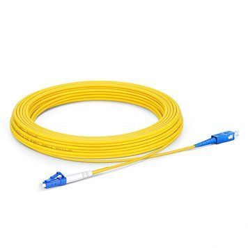 Патчкорд SC/UPC-LC/UPC SM 1м Simplex, Slim, 2.0мм UPC-1SCLC(SM)S(LW)S фото