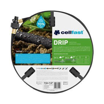 Шланг садовий Cellfast DRIP для крапельного поливу 1/2" 7.5м 19-001 фото