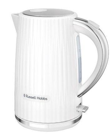 Електрочайник Russell Hobbs Eden, 1.7л, нержавіюча сталь, пластик, білий 27360-70 фото