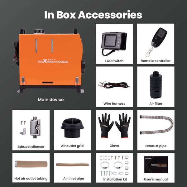 Автономний дизельний обігрівач MaXpeedingRods MXR-2Y (8 кВт) MXR-2Y фото