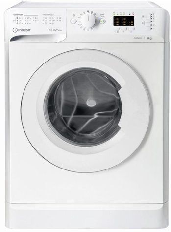 Пральна машина Indesit фронтальна, 5кг, 1000, A++, 43см, білий OMTWSA51052WEU фото