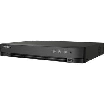 iDS-7204HTHI-M1/XT 4-канальний 8MP 1U H.265 AcuSense Відеореєстратор Hikvision 99-10025513 фото