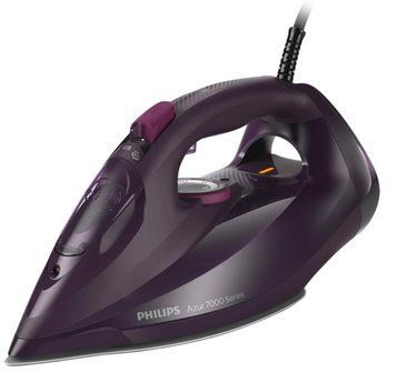 Утюг Philips 7000 Series, 3000Вт, 300мл, паровой удар -250гр, постоянный пар - 50гр, нерж. сталь, пурпурный DST7061/30 фото
