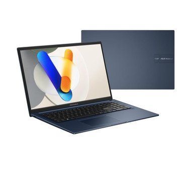 Ноутбук ASUS Vivobook 17 X1704VA-AU755 17.3" FHD IPS, Intel i3-1315U, 16GB, F512GB, UMA, NoOS, Блакитний 90NB10V2-M00V30 фото
