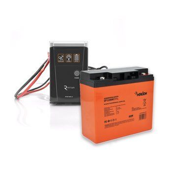 Комплект ДБЖ RITAR RTSW-500 LED з АКБ MERLION AGM 12V 40 Ah 2115711 фото