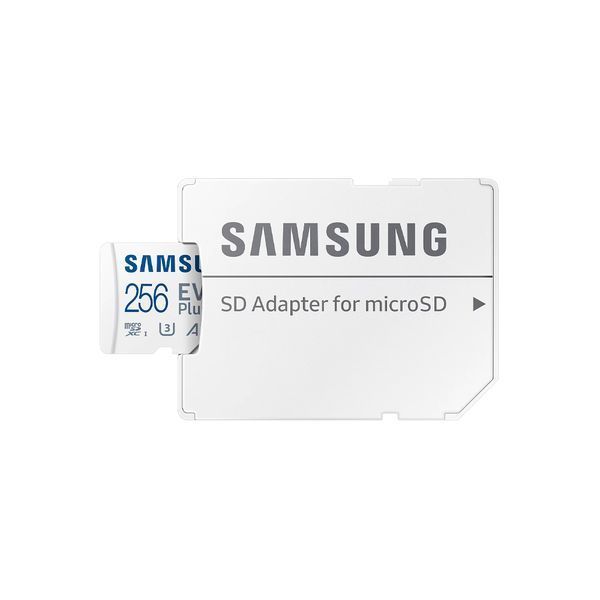 Карта пам'яті Samsung Evo Plus microSDXC 256GB UHS-I U3 V30 A2 + SD адаптер (MB-MC256SA/EU) 301618 фото