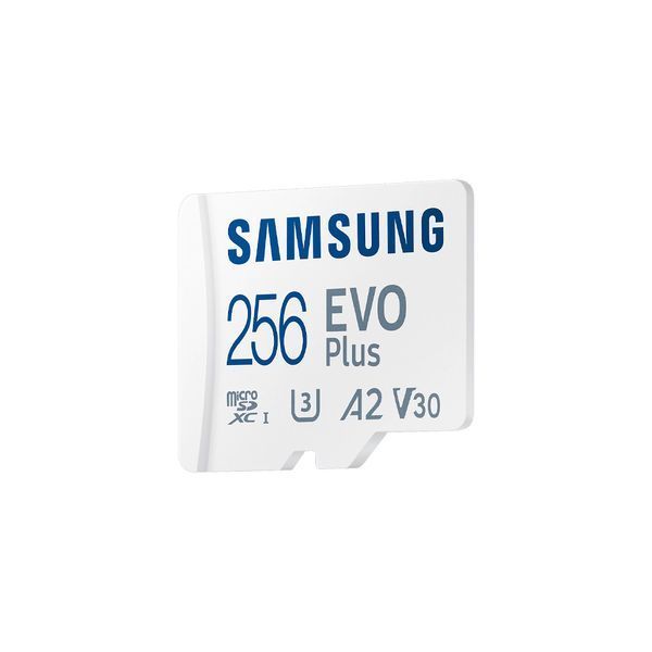 Карта пам'яті Samsung Evo Plus microSDXC 256GB UHS-I U3 V30 A2 + SD адаптер (MB-MC256SA/EU) 301618 фото