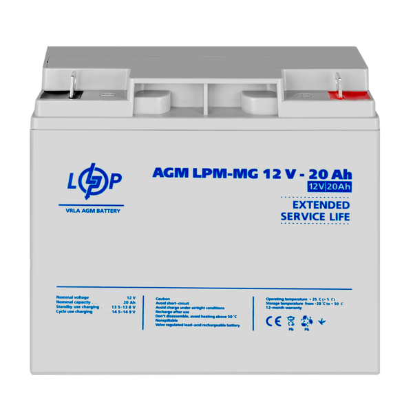 Акумулятор мультигелевий AGM LPM-MG 12V - 20 Ah для Mercedes (10770) LP10770 фото