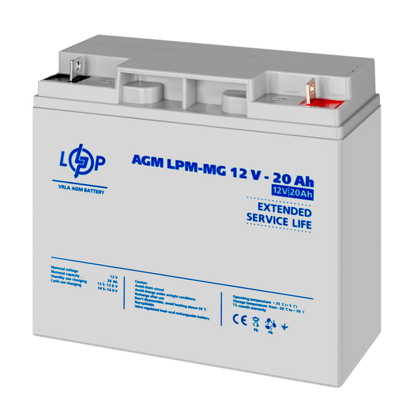 Акумулятор мультигелевий AGM LPM-MG 12V - 20 Ah для Mercedes (10770) LP10770 фото