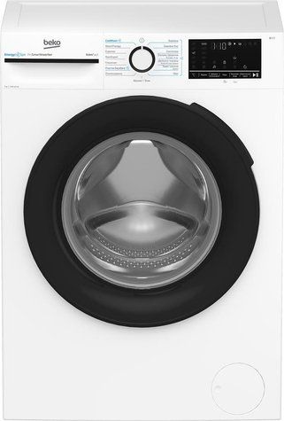 Стиральная машина Beko фронтальная, 7кг, 1200, A+++, 50см, дисплей, инвертор, пар, белый BM3WFSU47235WB фото