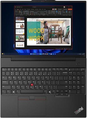 Ноутбук Lenovo ThinkPad E16-G2 16" WUXGA IPS AG, Intel U5-125U, 32GB, F1TB, UMA, DOS, чорний 21MBS45P00 фото