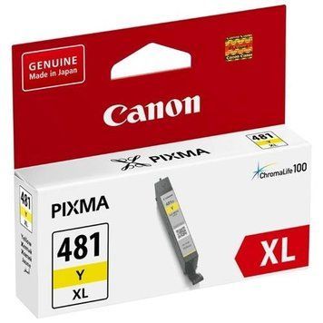 Картридж Canon CLI-481 XL PIXMA TS6140/8140/9140/TR7540/8540/TS6240/9540/8240/704/8340/6340
Yellow 2046C001 фото