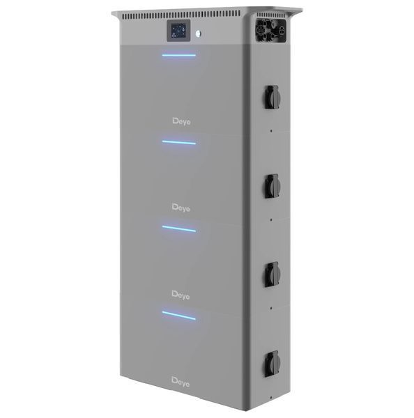 Зарядна станція DEYE SUN-BK250 2500W 10kWh LiFePO4 51.2V 4 MPPT 220/230V Однофазна (SUN-BK250-10KWH-EU-AM4-18L) SUN-BK250-10KWH-EU-AM4-18L-10K фото