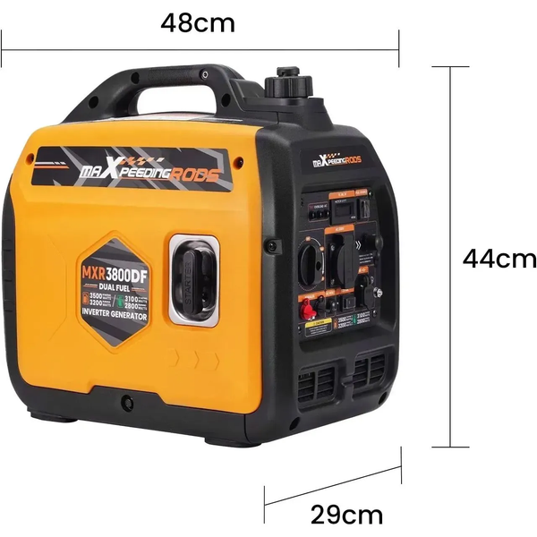 Інверторний газово-бензиновий генератор MaXpeedingRODS MXR3800DF MXR3800DF фото