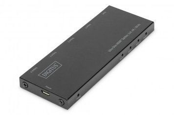 Відеосплітер DIGITUS HDMI (INx1 - OUTx4), 4K, Ultra Slim DS-45323 фото
