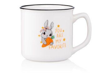 Чашка Ardesto Cute rabbit, 320мл, фарфор, белый AR3460 фото