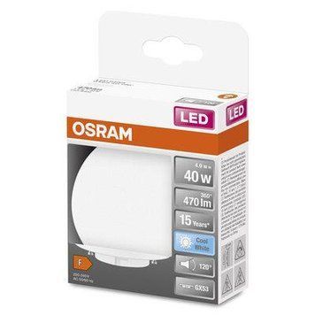 Лампа світлодіодна OSRAM LED STAR, 4.9W, 470Lm, 4000K, GX53 4058075433465 фото