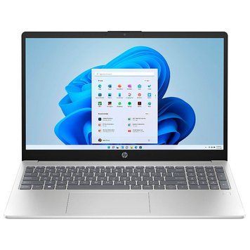 Ноутбук HP 15-fd0022ua 15.6" FHD IPS AG, Intel i7-1355U, 16GB, F1024GB, UMA, DOS, серебристый 826V0EA фото