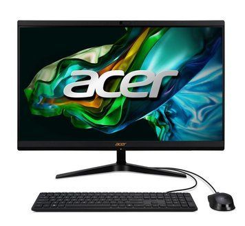 ПК Моноблок Acer Aspire C24-1800 23.8" FHD, Intel i5-1334U, 16GB, F512GB, UMA, WiFi, кл+м, без ОС, черный DQ.BN5ME.004 фото