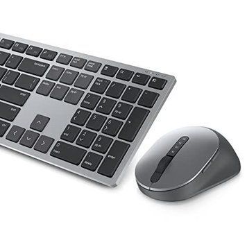 Комплект Dell Premier Multi-Device Wireless Keyboard and Mouse - KM7321W - Ukrainian (QWERTY) 580-AJQV фото