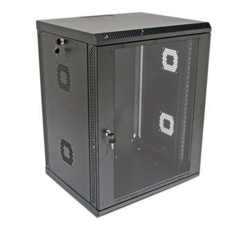 Шкаф 19", 15U, 600х600х773мм (Ш*Г*В), акриловое стекло UA-MGSWA156B фото