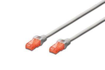Патч-корд DIGITUS CAT 6 UTP, 1м, AWG 26/7, CCA, PVC, серый DK-1612-010 фото