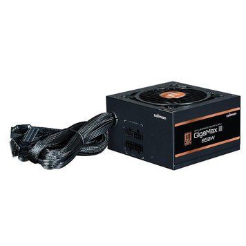 Блок живлення Zalman Gigamax 3 (850W), 88%, 80+ Bronze, 120мм, 1xMB 24pin(20+4), 2xCPU (8pin(4+4)+8pin), 3xMolex, 6xSATA, 4xPCIe 8pin(6+2), 1x12VHPWR, Semi Modular ZM850-GV3 фото