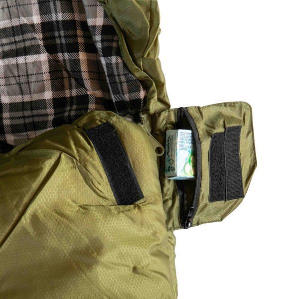 Спальний мішок Tramp Sherwood Long ковдра лівий dark-olive/grey 230/100 UTRS-054L UTRS-054L-L фото